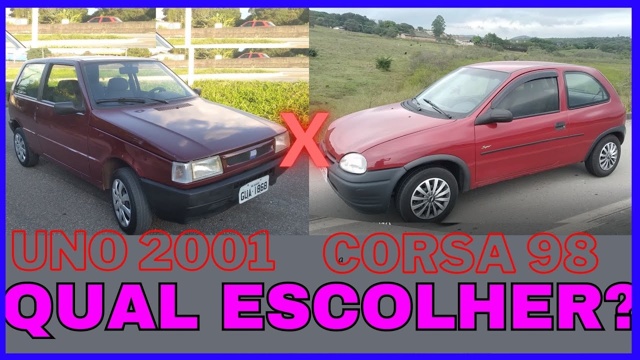 QUAL COMPRAR UNO 2001 OU CORSA SUPER 98?