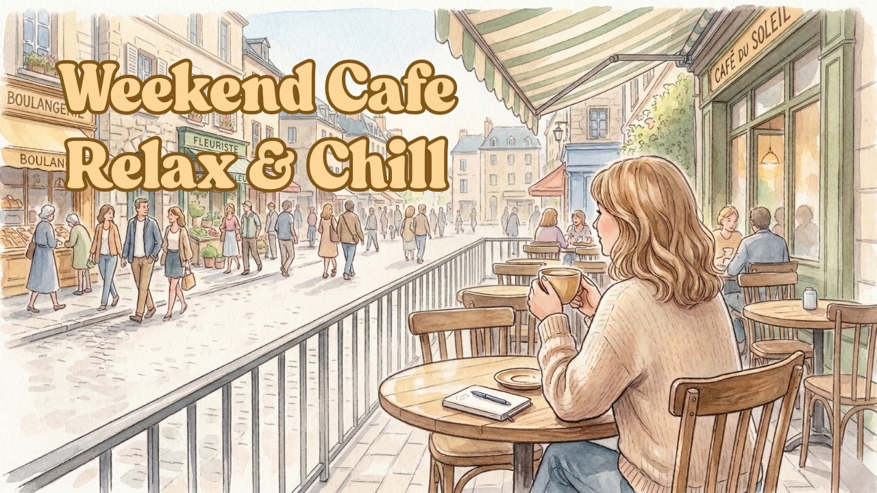 Weekend Cafe Music ☕ Relaxing Morning | Bright Cafe BGM for Weekend Chill & Coffee Time