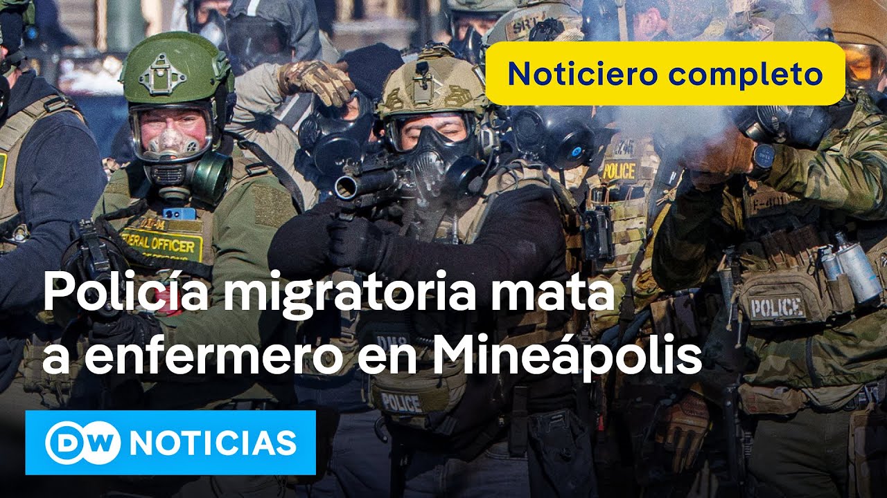 🔴DW Noticias 24 de enero: Nuevo tiroteo mortal de agentes federales de EE. UU.