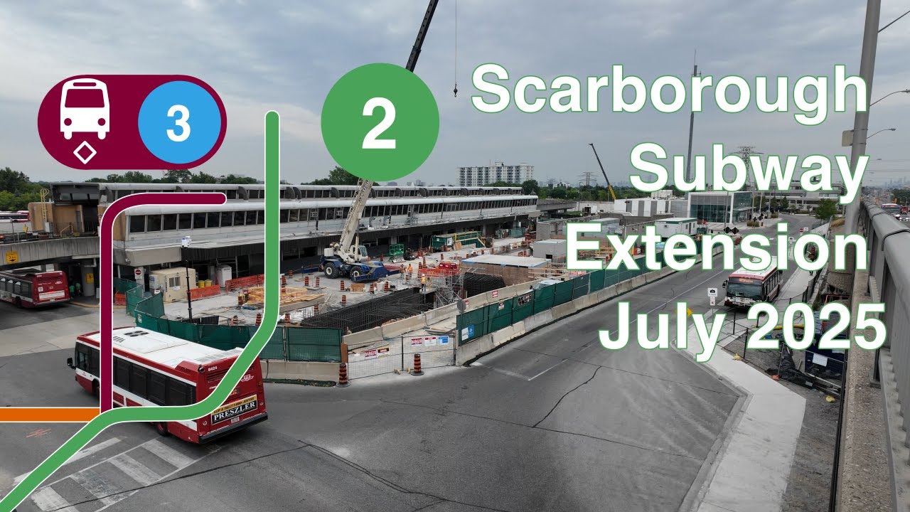 July 2025 Scarborough Subway Extension Progress