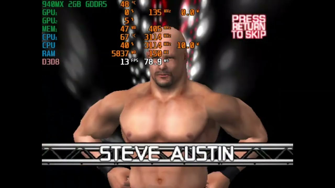 WWE RAW® PC Gameplay on Windows 10 (No Commentary)