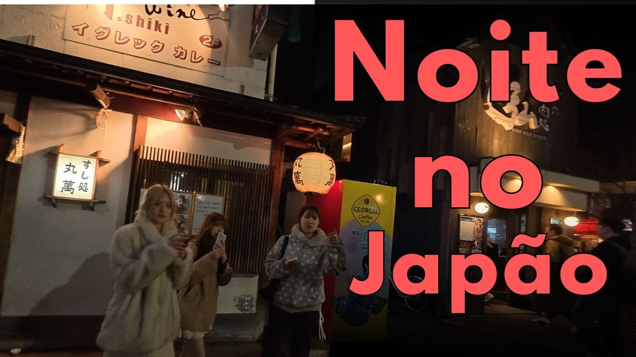 Noite no Japão - Cidade de Quióto