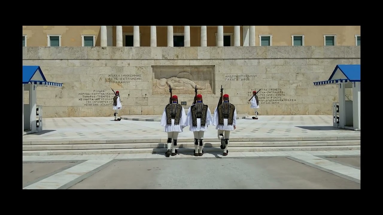 Changing of the Guard Tomb of the Unknown Soldier  Athens
