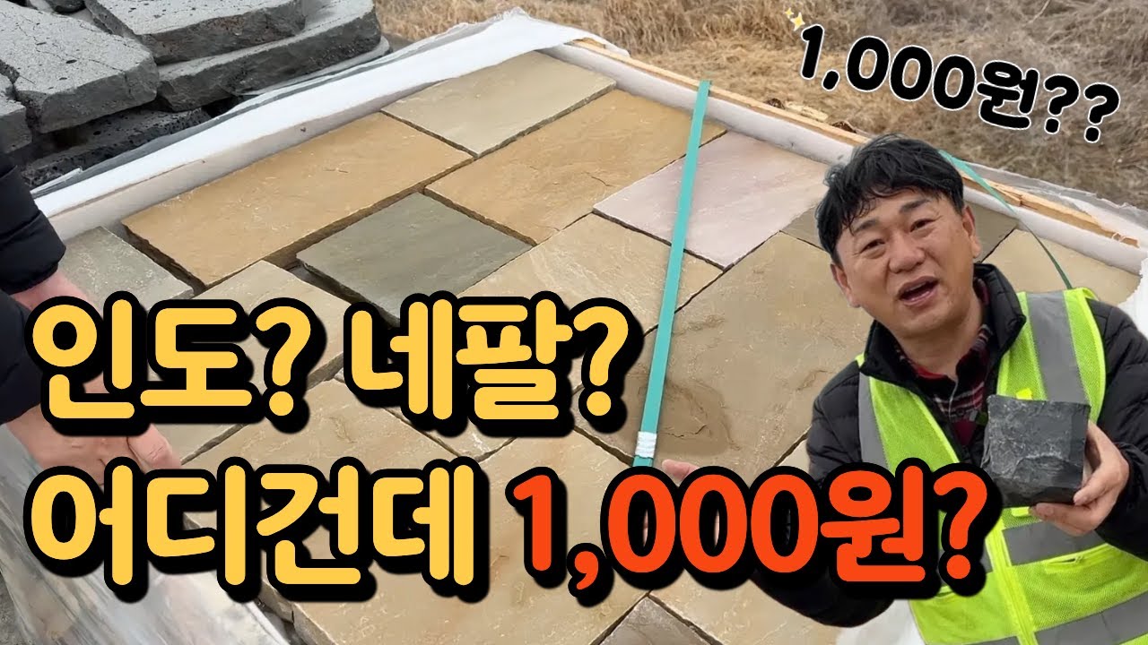 인도? 네팔? 어디서 왔는데 1,000원?