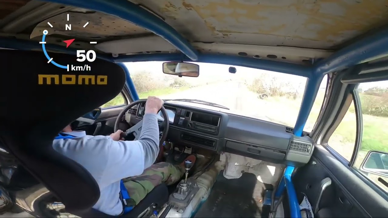 Jaro Slámka Rally Show Dolná Strehová 12.4.2025 VW Golf MK2  A3/3