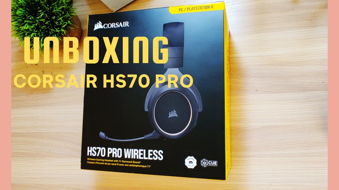 UNBOXING ... CORSAIR HS70 Pro Wireless Headset