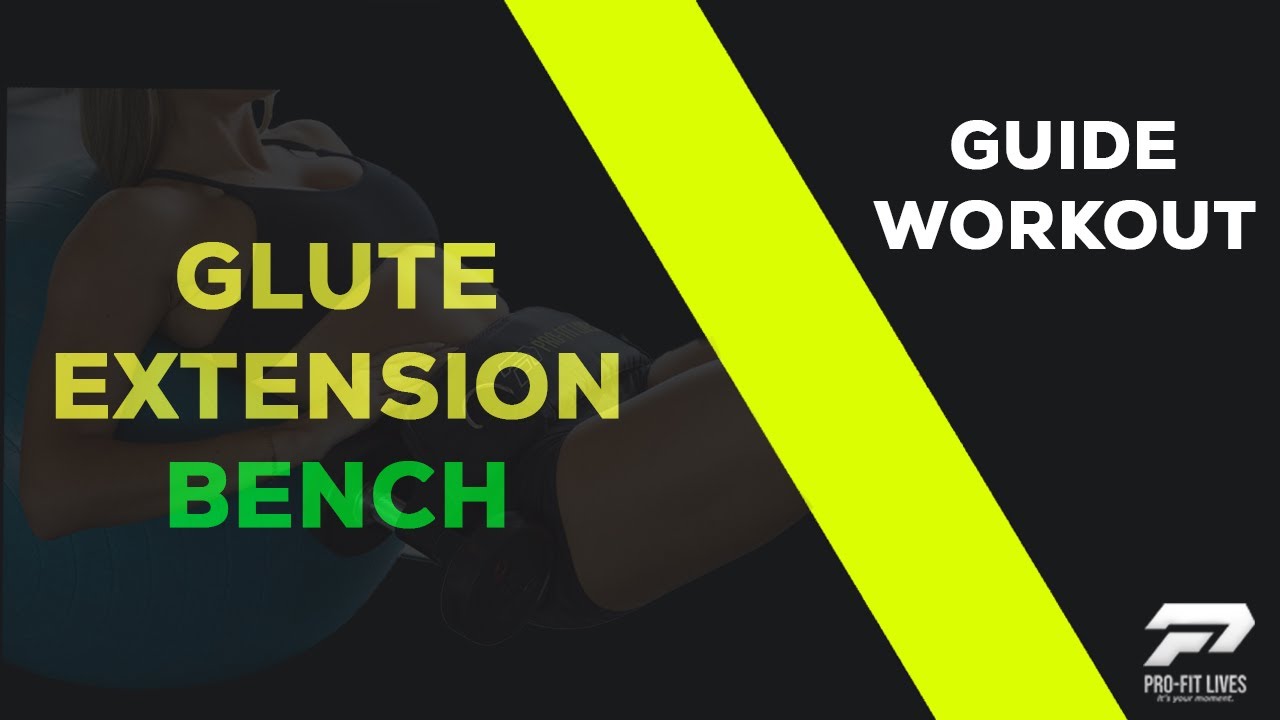 Glute Extension on Bench | Glute Isolation | PRO-FIT LIVES Workout