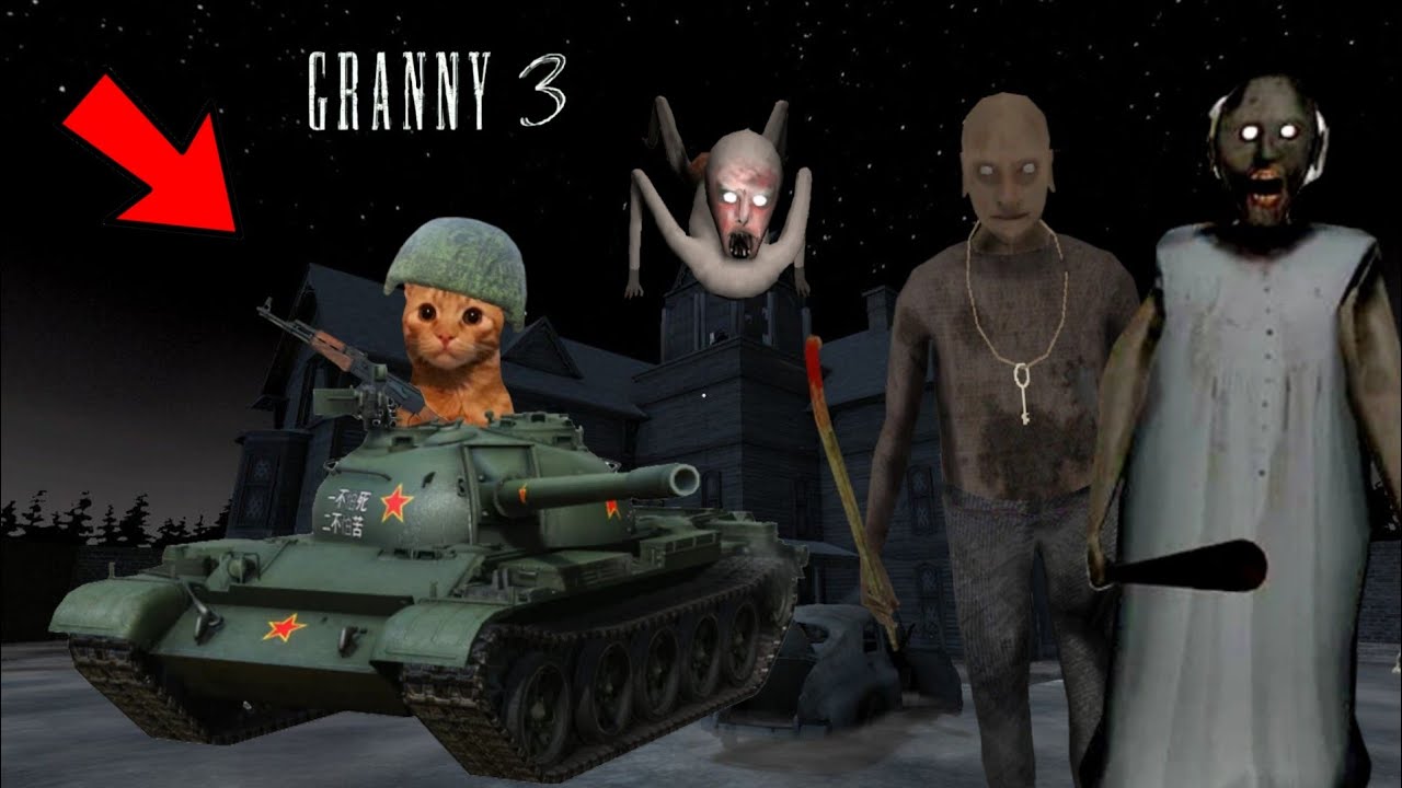 TANK ESCAPE IN GRANNY 3 ENHANCED