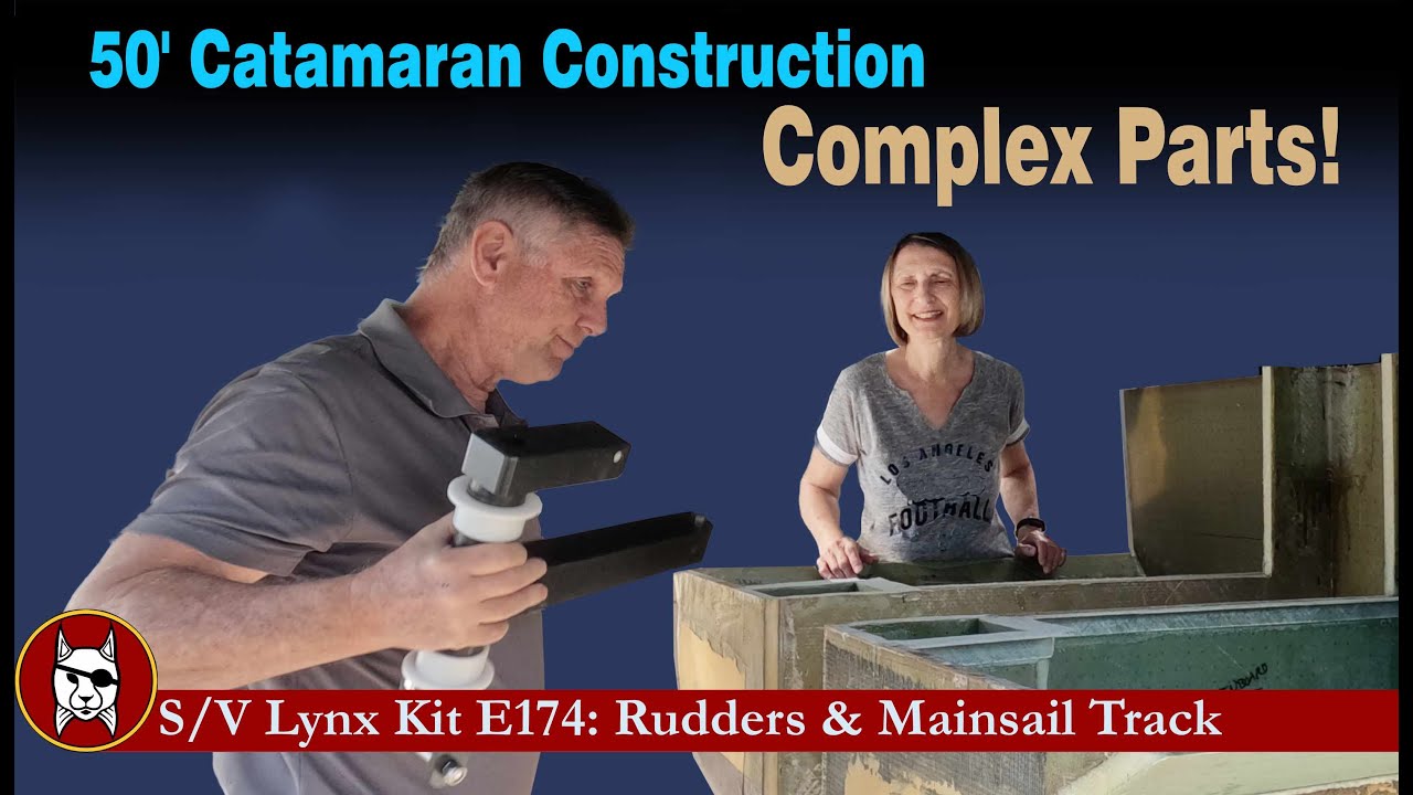 Kit E174 Rudders and Mainsail Track