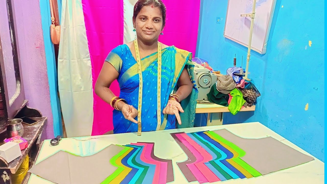 పది నిమిషాల్లో పది బ్లౌజుల✂️✂️✂️ కటింగ్ నేనెంత సింపుల్ గా ఫాస్ట్ గా కటింగ్ చేశాను చూడండి🤔🤔