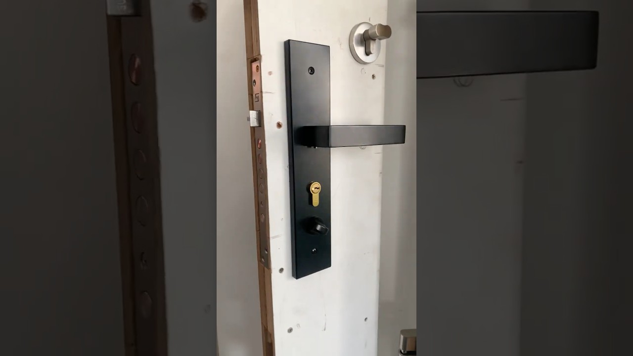 PHS lock # Maindoor Black Color