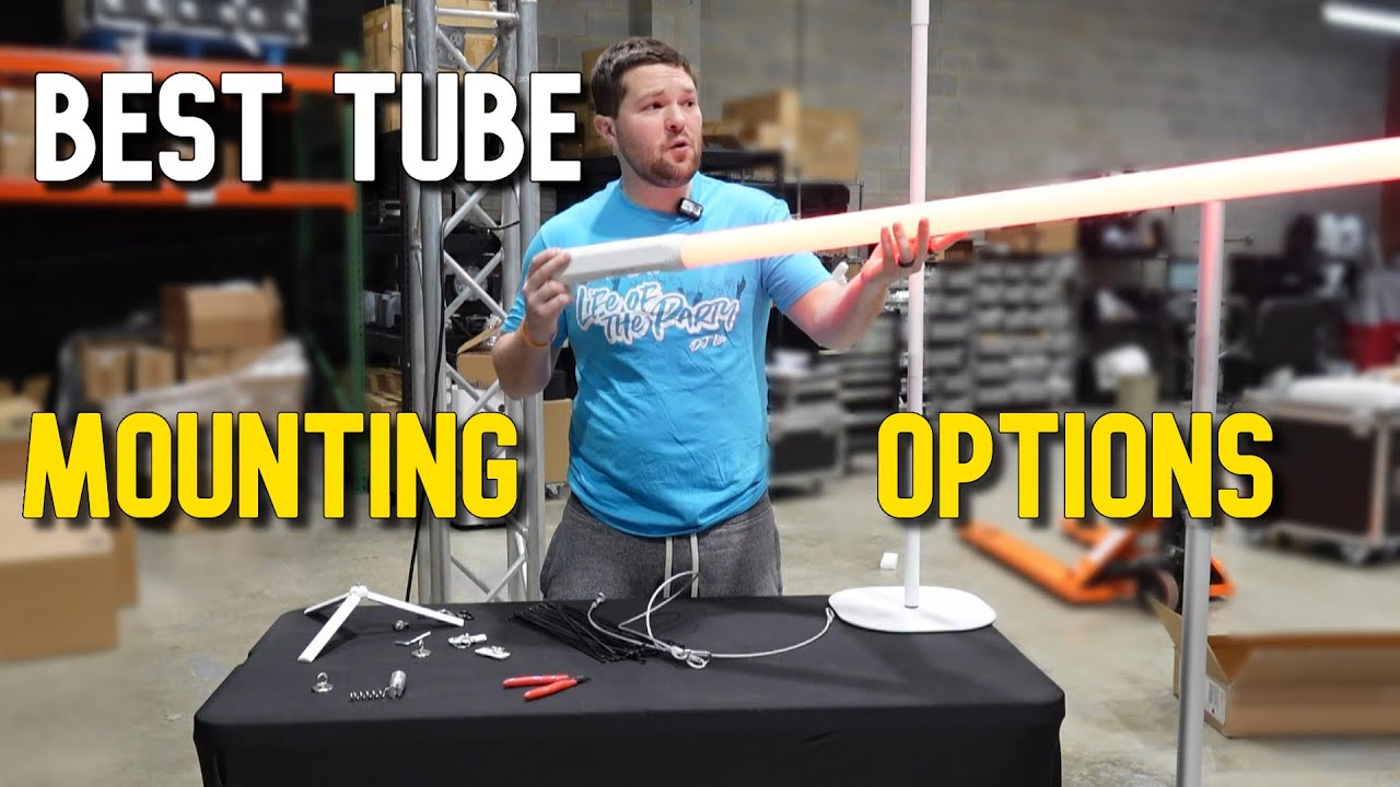 How to mount Both Lighting 360 Tubes (Stands, magnets, rigging, feet)