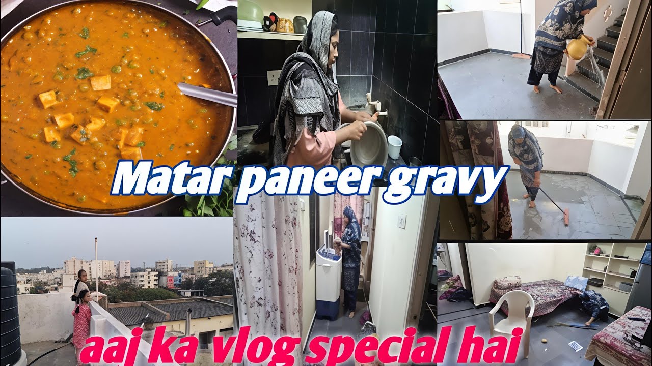 Aaj subah Se Kam shuru ho gaye the 🌅 daily routine |Aaj Banai dinner special matar paneer recipe🥘
