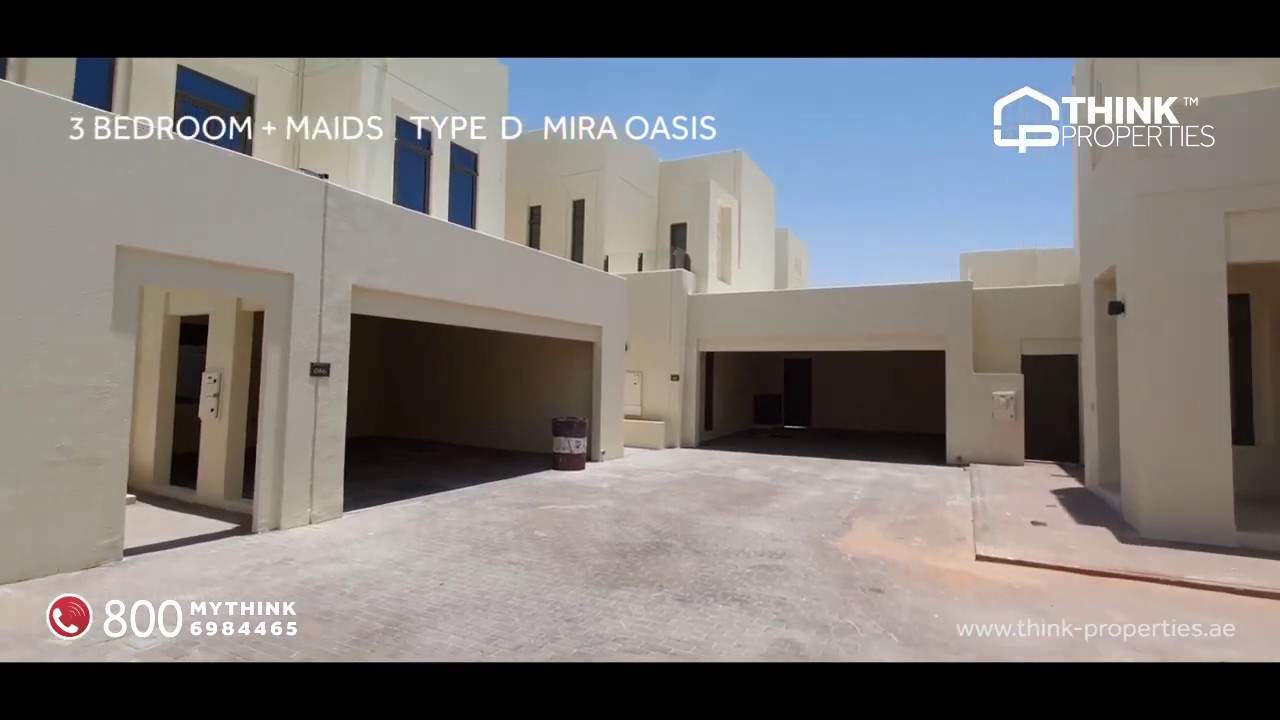 Mira Oasis Type D - 3 BR + Maids, Built Up Area 2350 Sq.ft