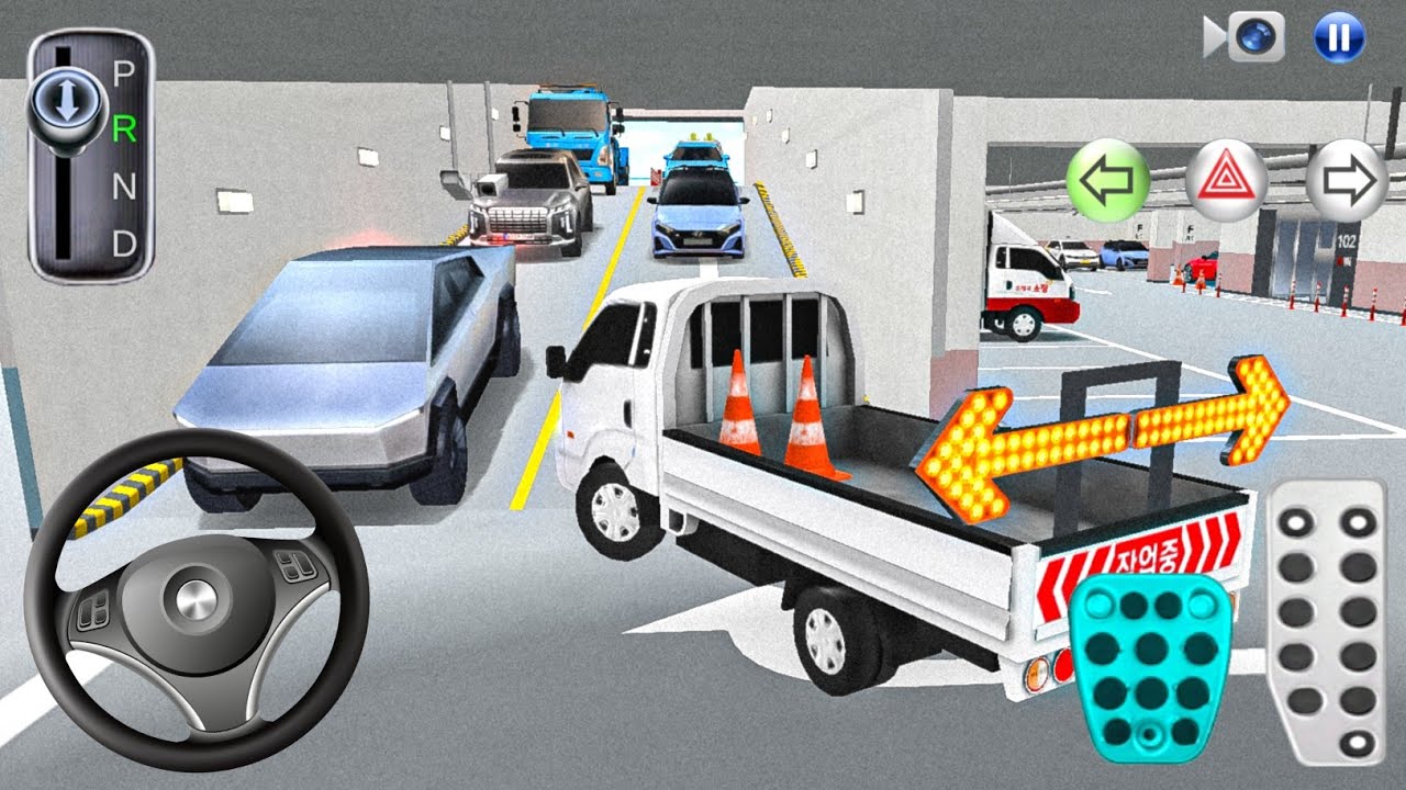 New Turn Signal Pickup Stuck in Apartment Parking Lot - Car Game - 3D Driving Class 2026