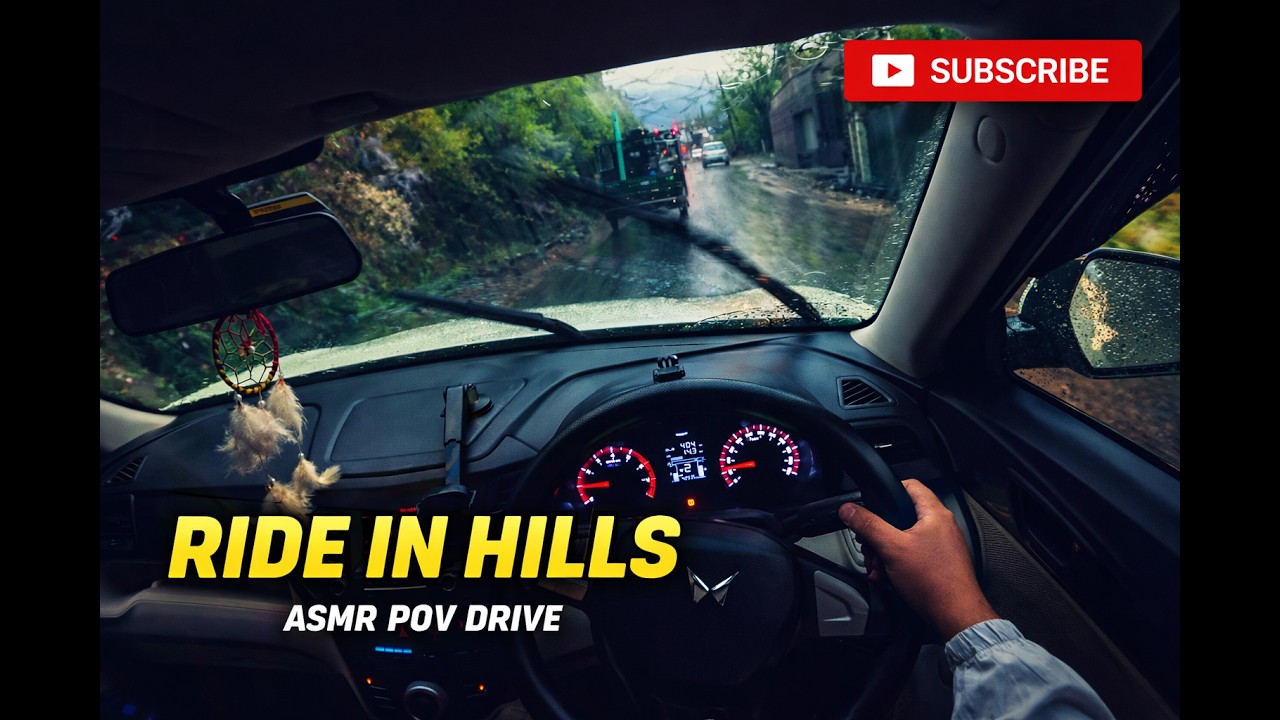 RAINY Day Drive | ASMR | Ft. Mahindra 2023 Xuv300  | POVDrive | 4K GoPro Hero 12