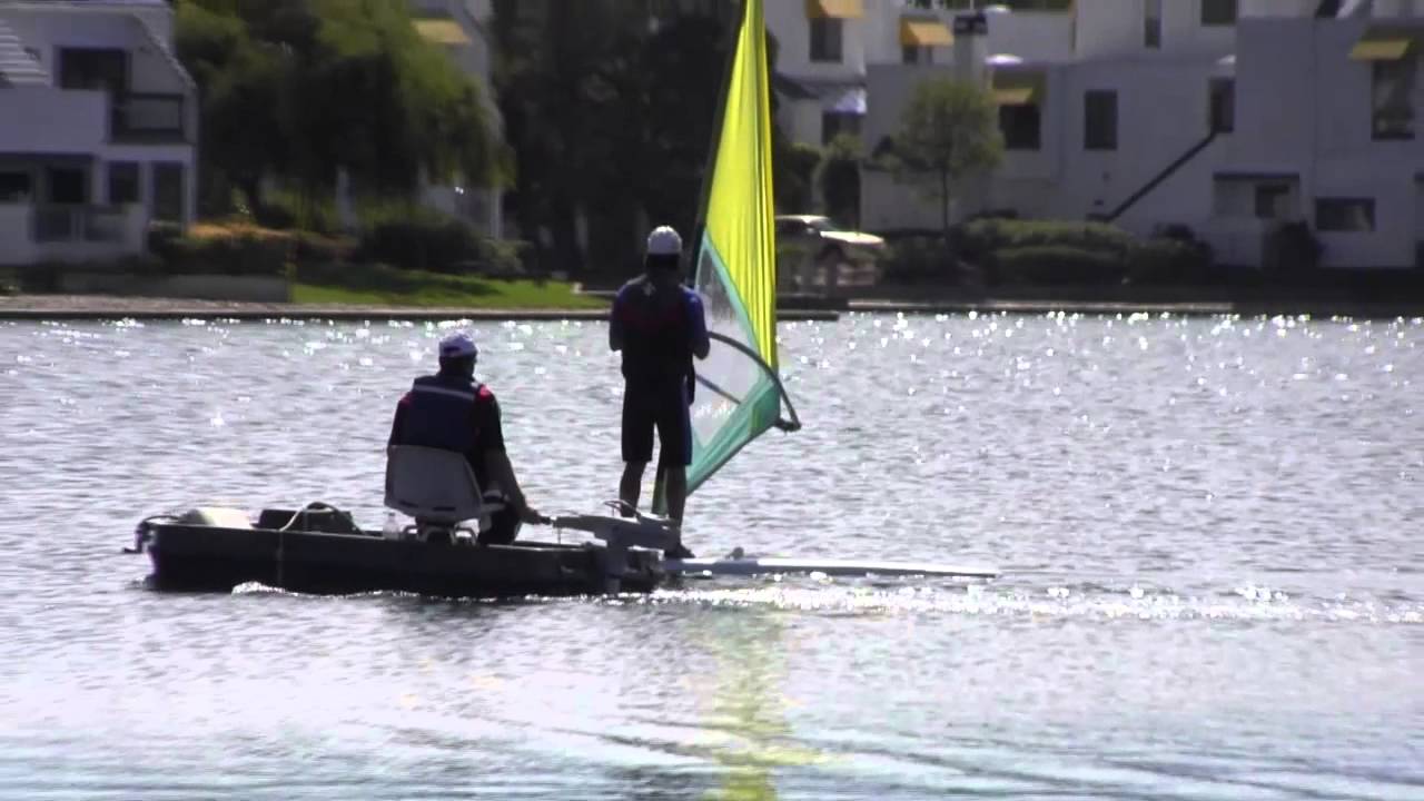 California Windsurfing in Foster City and their Torqeedo Travel from Ruckmarine