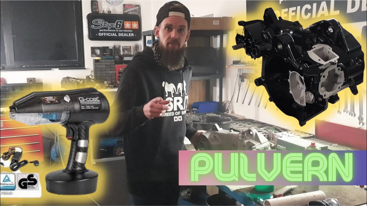 Pulverbeschichten Minarelli Motor g-coat was kostets und wie geht es