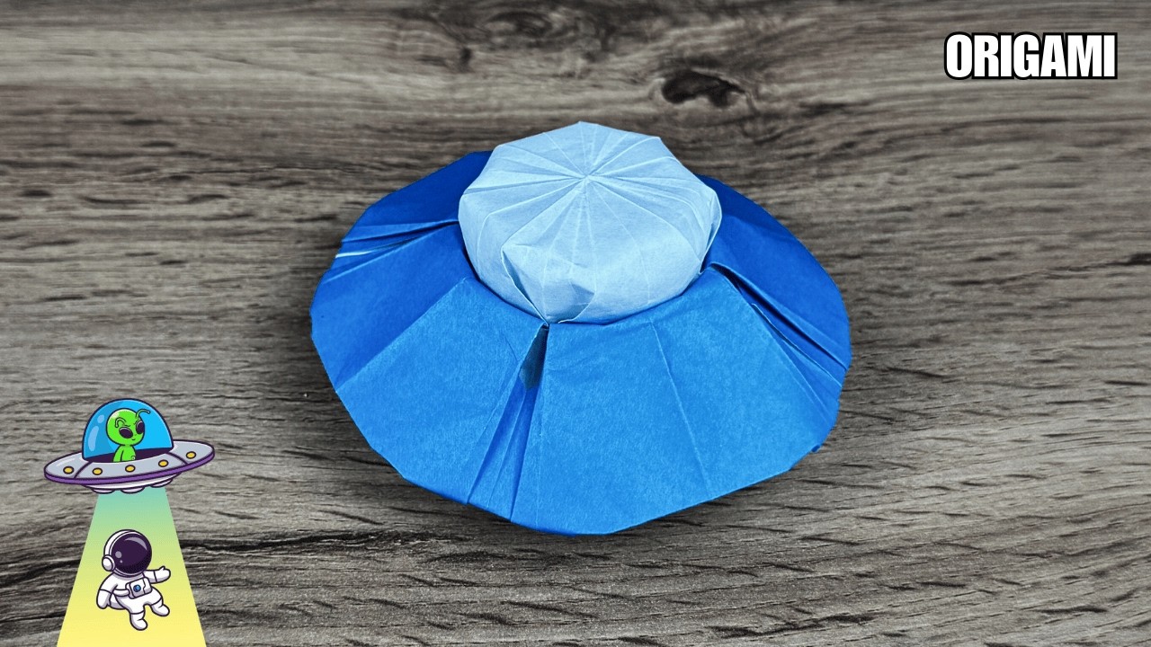 Origami UFO 👽 Easy Alien Spaceship From Paper