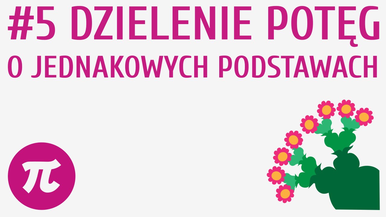 Dzielenie potęg o tej samej podstawie #5 [ Potęgi o wykładniku naturalnym ]