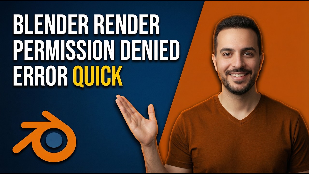 Blender Render Permission Denied Error (Quick Fix Guide)