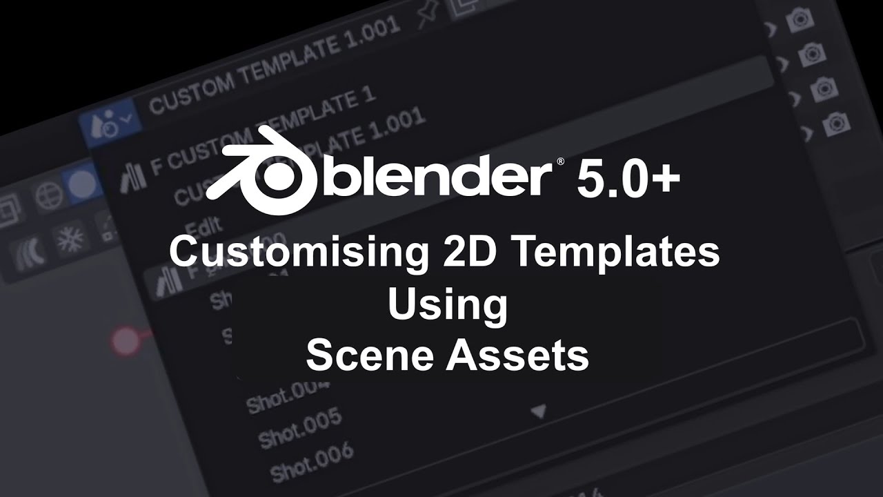 Make your own Storyboard Template in Blender