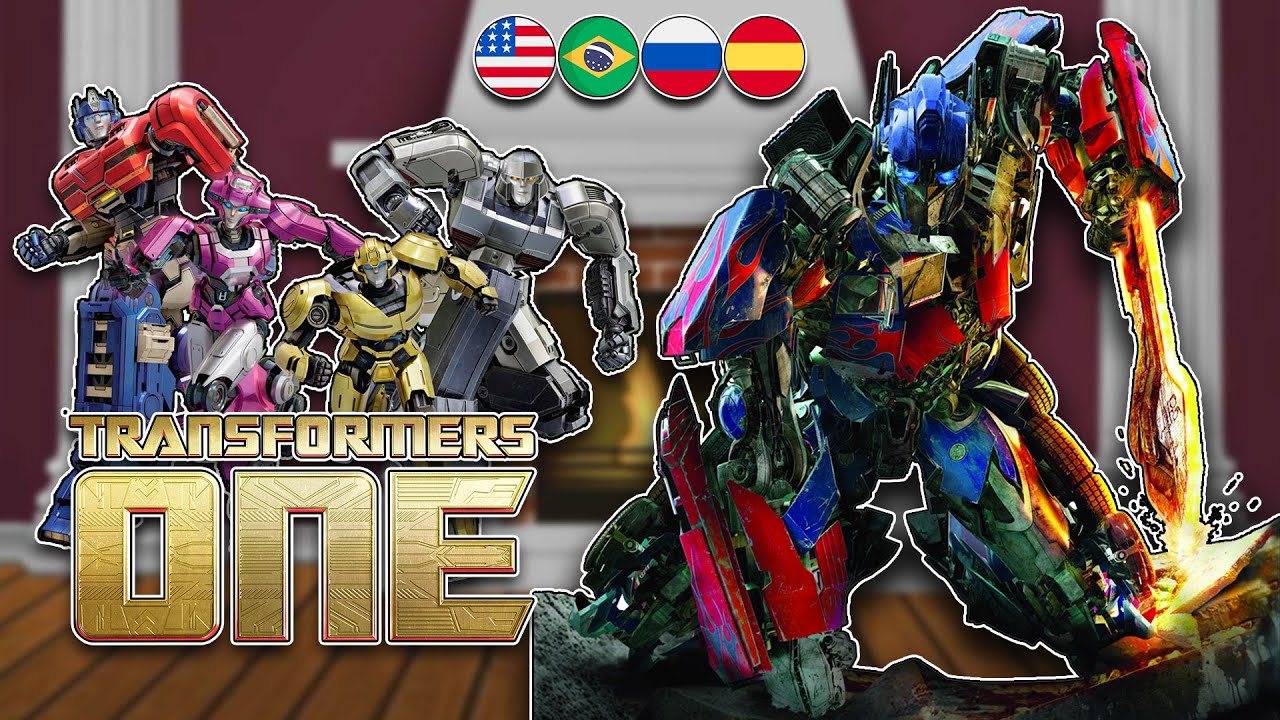 Трансформеры Начало реагируют на Вселенную Оптимуса Прайма | [Часть 1] | Gacha Club