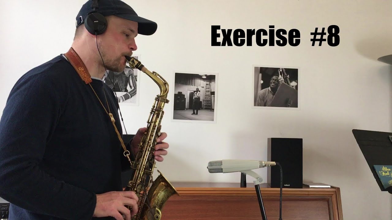 Basic Jazz Conception for Saxophone by Lennie Niehaus (Vol. 1) - Exercise #8