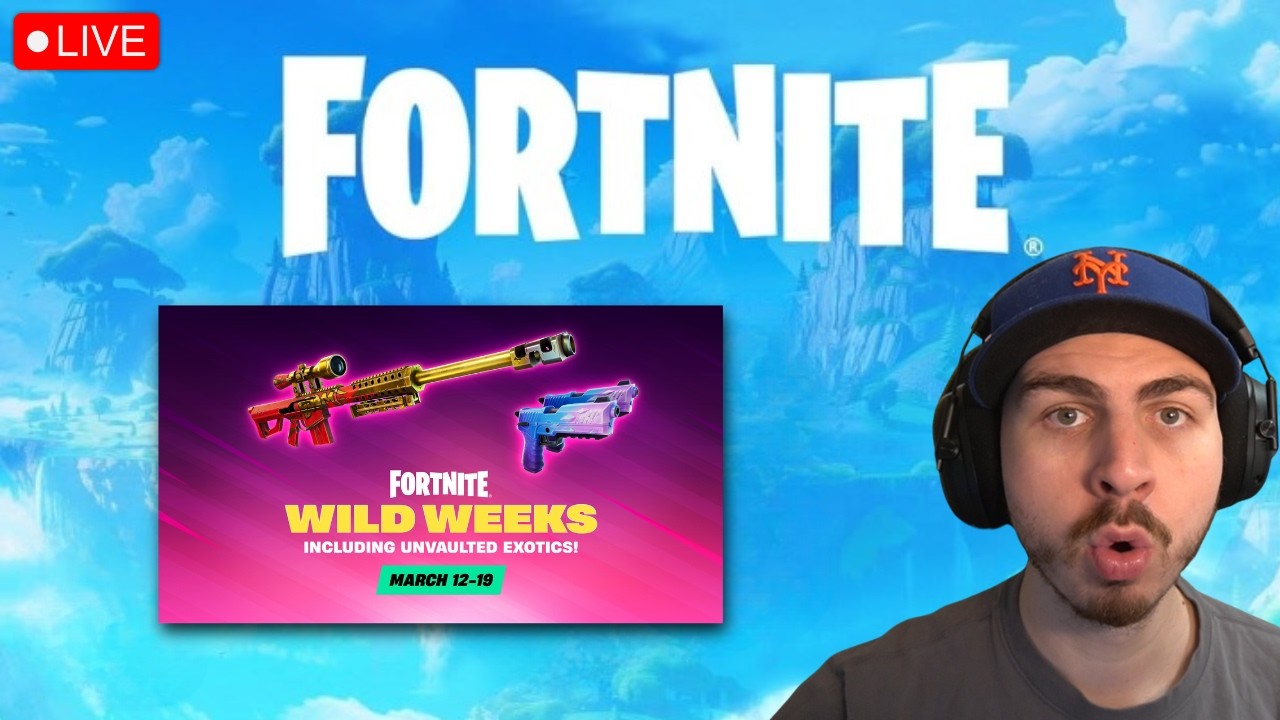 🔴LIVE - Zero Build Fortnite (NEW EXOTICS UPDATE!)