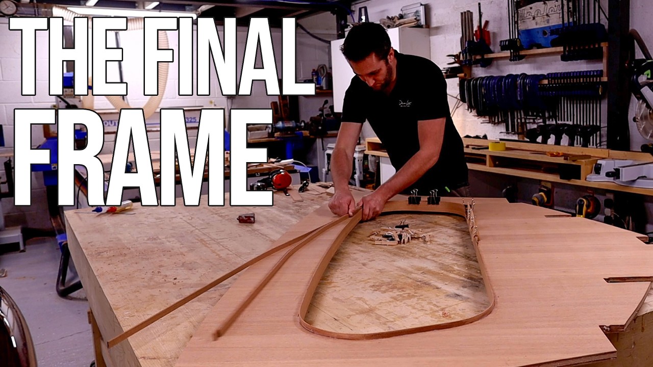 THE FINAL FRAME! Veneering and Laminating a Bulkhead | Building Temptress Ep13