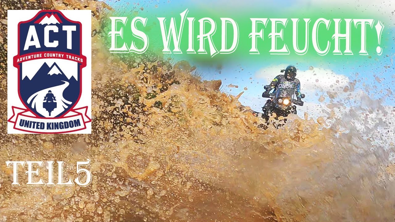 ACT England UK Teil5, mit der BMW GS auf den ACT UK, ab durch den Dreck mit dem Moped!!! 4K Gopro