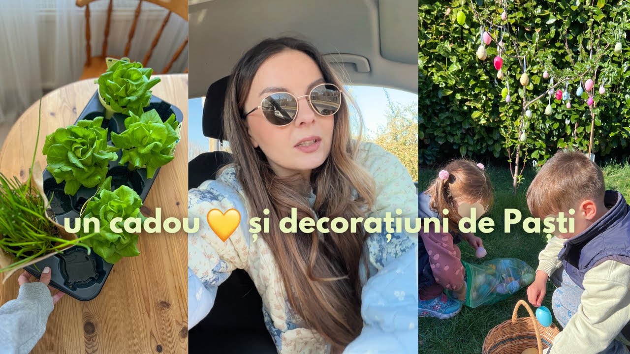 Înapoi acasă 🤍 dupǎ decorațiuni de Paști și un cadou special 🥰 | VLOG