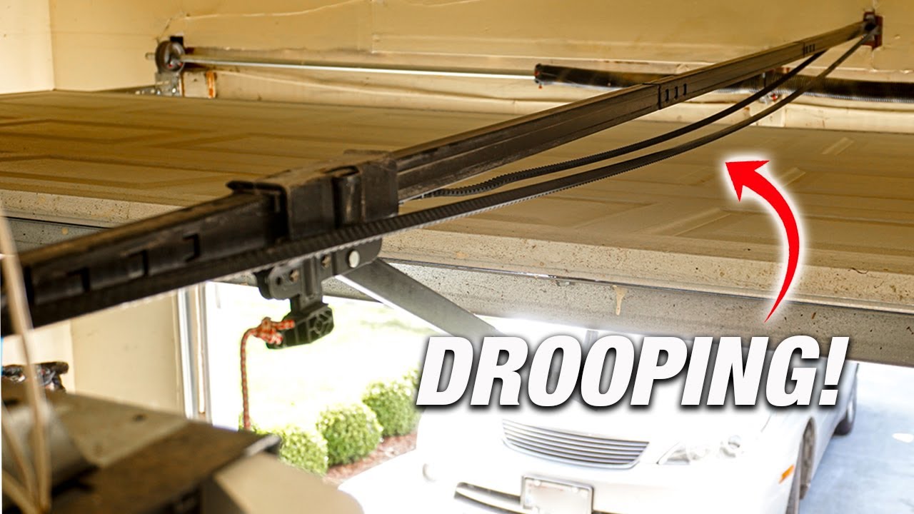 How To Fix Loose Garage Door Belt Opener To Avoid Costly Damages! EASY DIY!