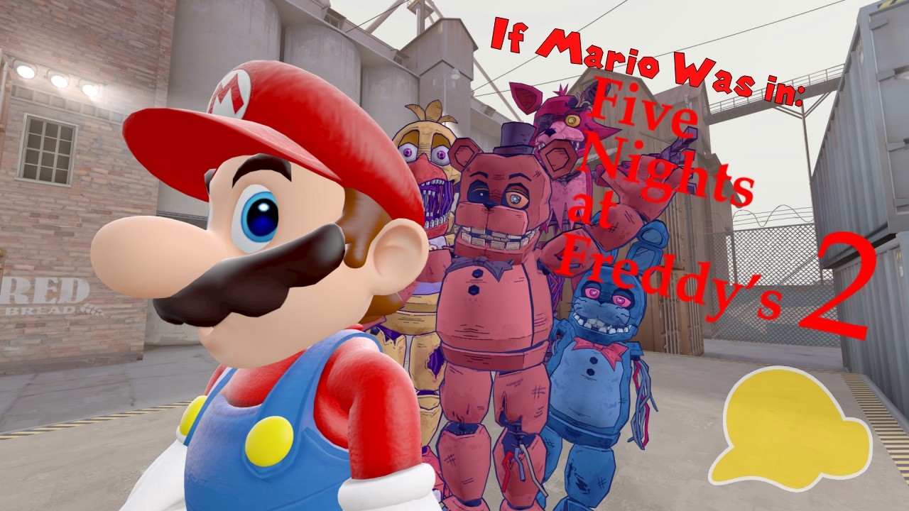 [FNAF/GMOD] If Mario Was In.......Five Nights at Freddy's 2