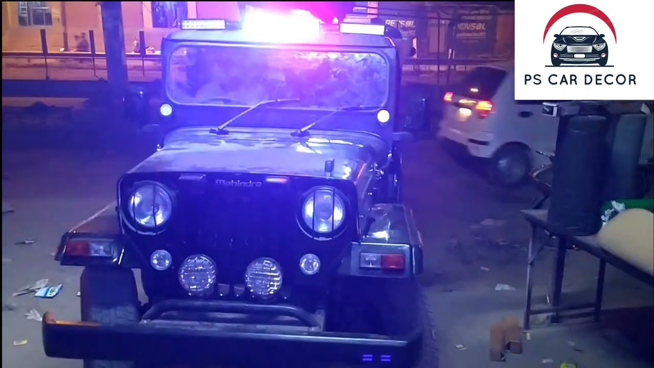 BEST LED MAHINDRA JEEP MODIFIED LIGHTS।। THAR JEEP LED MODIFIED BARS LIGHT💥 PULISH LED LIGHT 💯