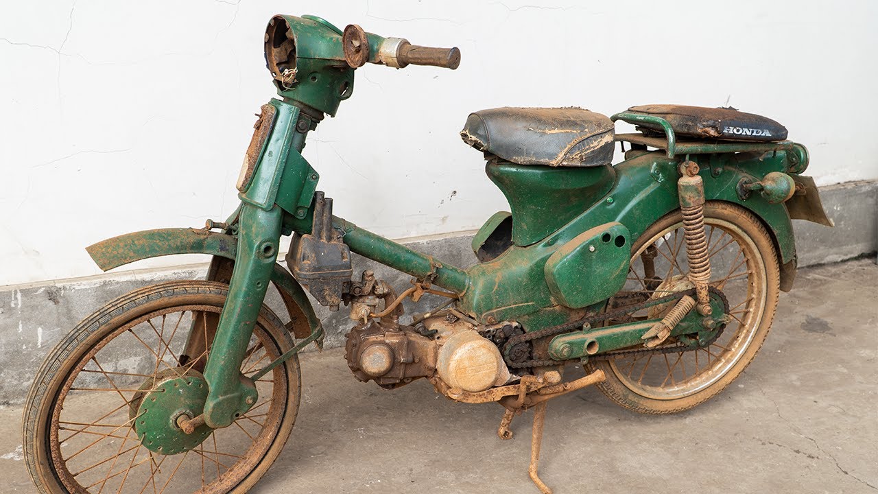 1978 Honda Super Cub C50 Full Restoration  | Will it run after 40 years?