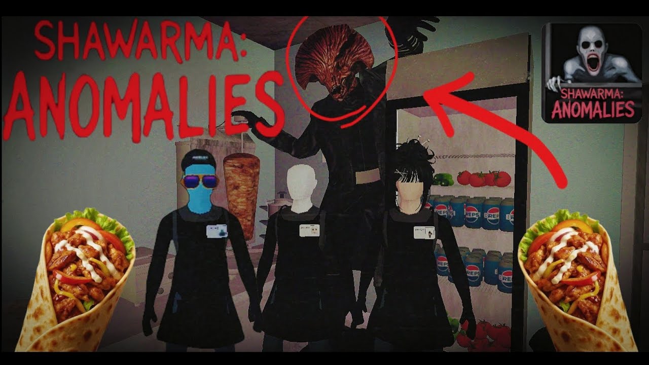 SCARY SHAWARMA KIOSK no ROBLOX com MINHAS AMIGAS 😱👻🌯