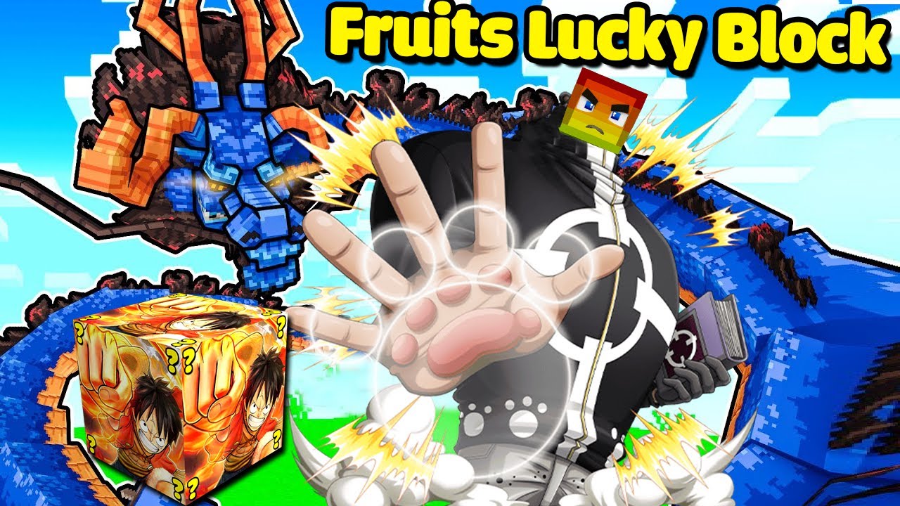MINI GAME : FRUITS ONE PIECE LUCKY BLOCK BEDWARS ** T GAMING VÀ TRÁI ÁC QUỶ MỚI SIÊU VIP