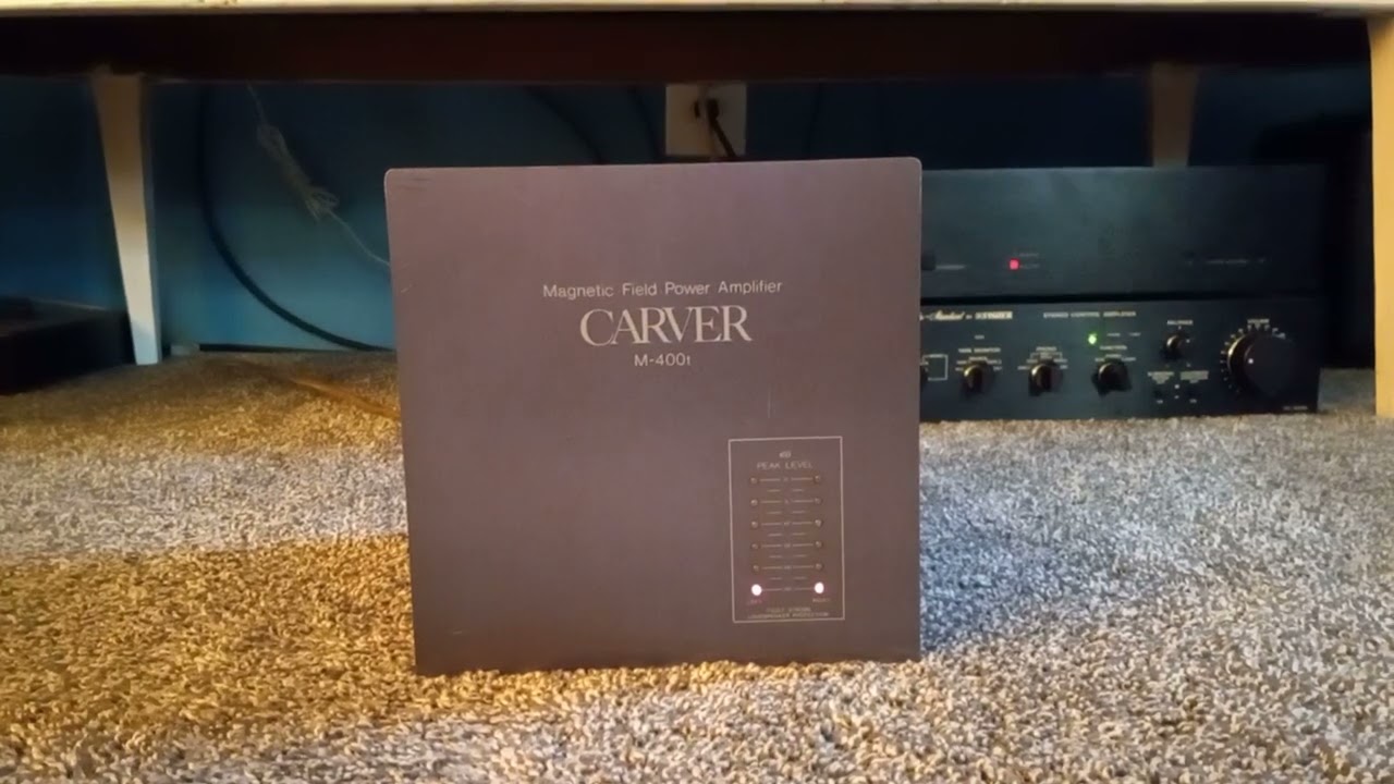 Carver M400T Cube play test and meter test (For Sale)