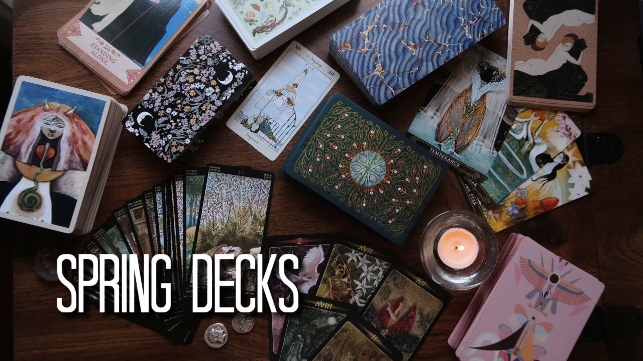 SPRING DECKS // Springy Tarot and Oracle Decks // Earthy, Fae, Gorgeous and Greek