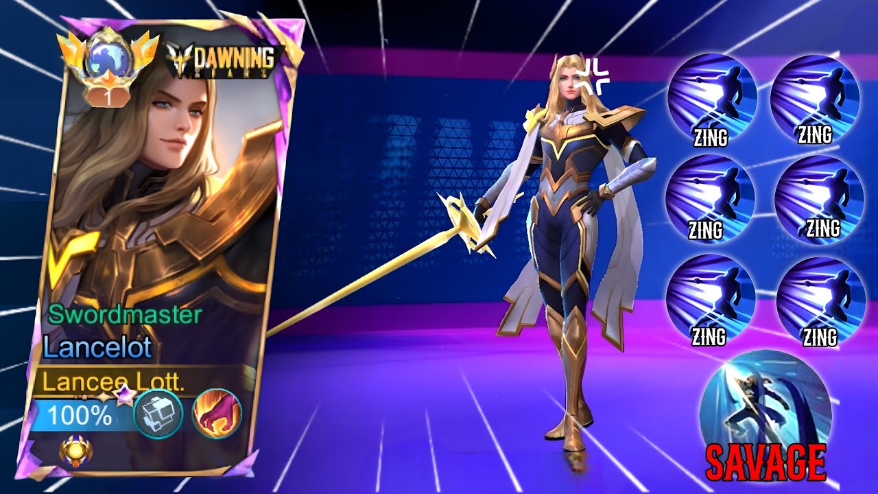 WHEN GLOBAL LANCELOT PLAY SOLO IN MOBILE LEGENDS RISING!! (Auto Champion?🏆)