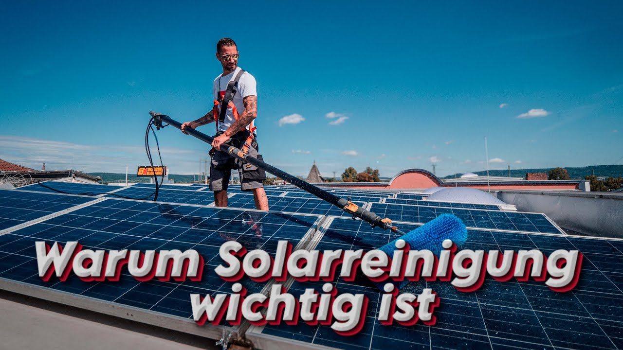 Pflegen Sie Ihre Solaranlage richtig. Tipps vom Experten Helios Solarreinigung.