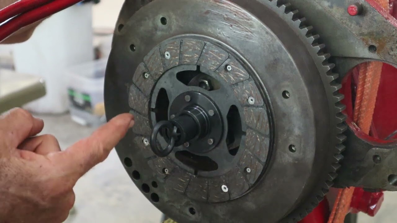 Clutch Pilot Bearing Pressure Plate -- Farmall Cub Restoration