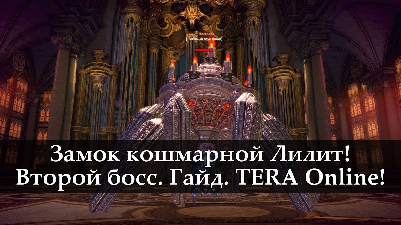 Замок Кошмарной Лилит. Второй босс. Гайд. TERA Online