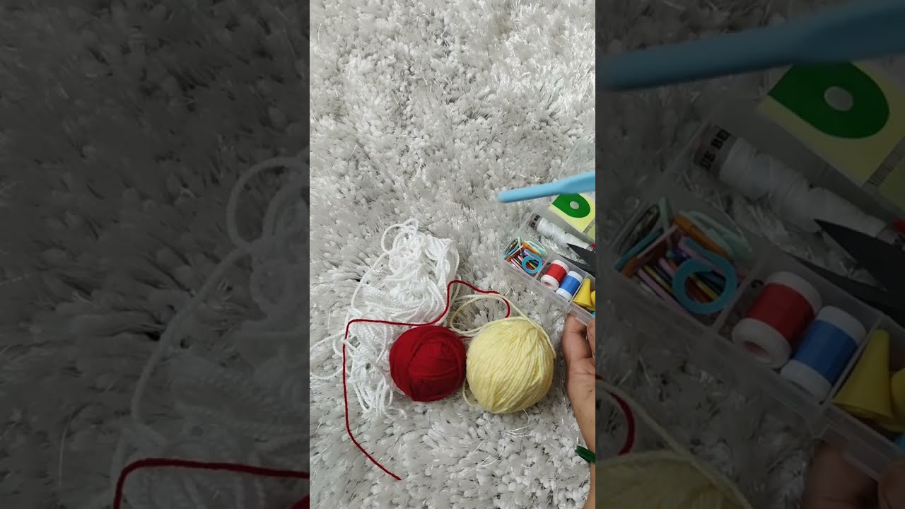 Very Easy Crochet Flower Keychain Tutorial On Live 😍 Kunuz Crochet & Knitting  is live ❤️