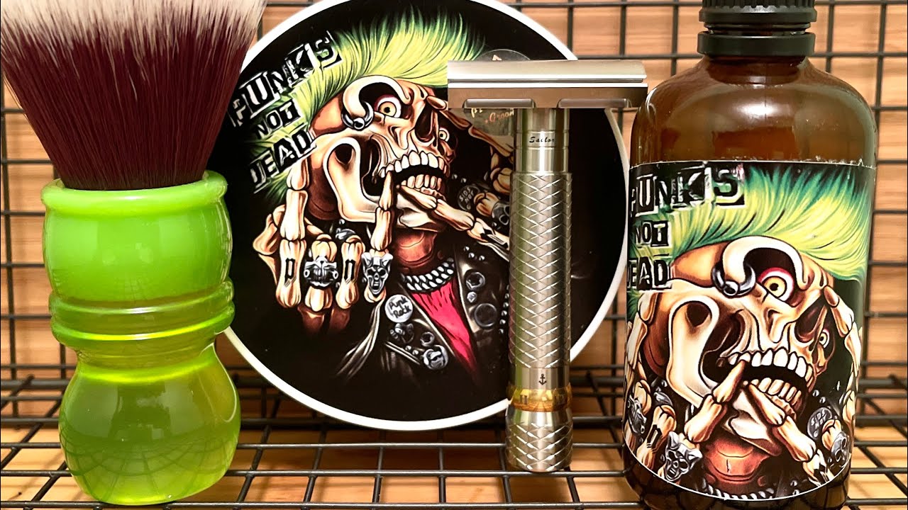ROCNEL SAILOR 2022L ( 8TH GENERATION ) ADJUSTABLE RAZOR  - PINNACLE GROOMING PUNKS NOT DEAD SOAP 🤣
