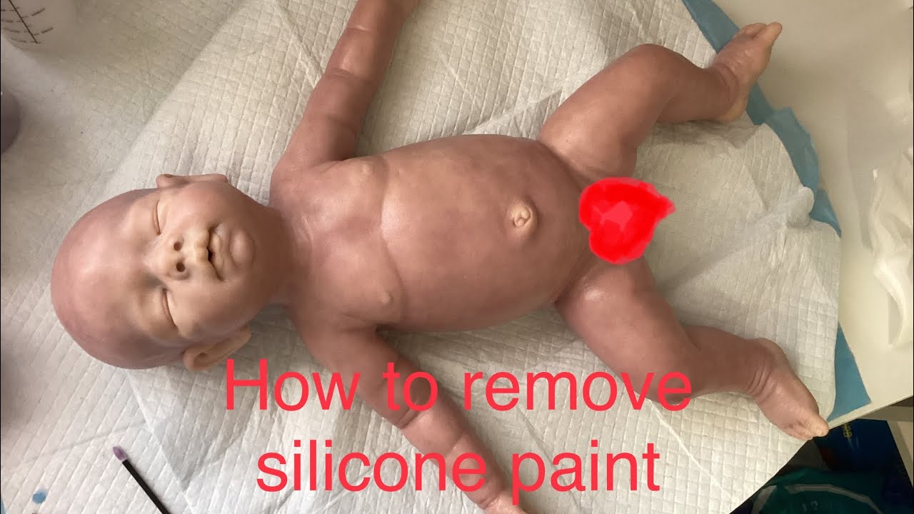 MY FUL BODY SILICONE ITS RUIN 😢 HOW TO STRIP SILICONE PAINT PART # 1