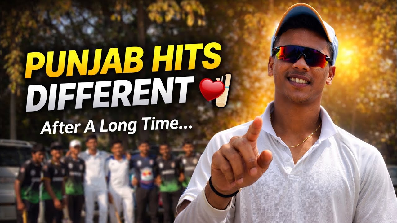 Vlog 48 | After a Long Time… Back in Punjab 🏏❤️ | Tournament Vlog