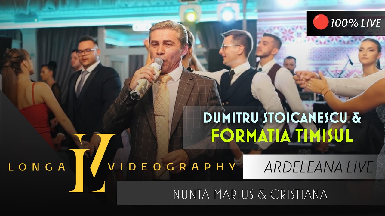Dumitru Stoicanescu & Formatia Timisul - Colaj Ardelene LIVE 🎵 Nunta Marius & Cristiana