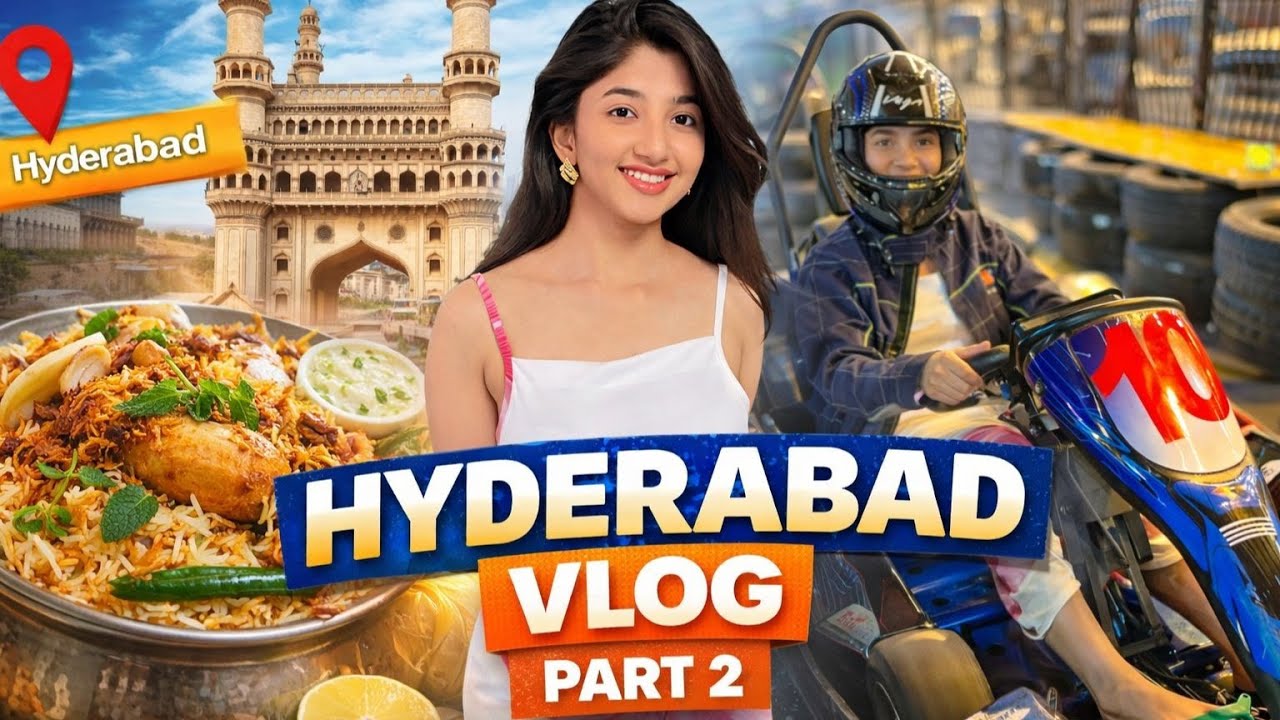 Hyderabad Travel Vlog Part 2 | Pehli Baar Hyderabad Mein | Exploring Hyderabad